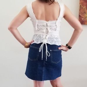 Ella Singh vintage corset style top